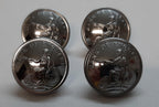 Britannia B.O.E Insignia Large Ring Back Obsolete Buttons for Collectors X4