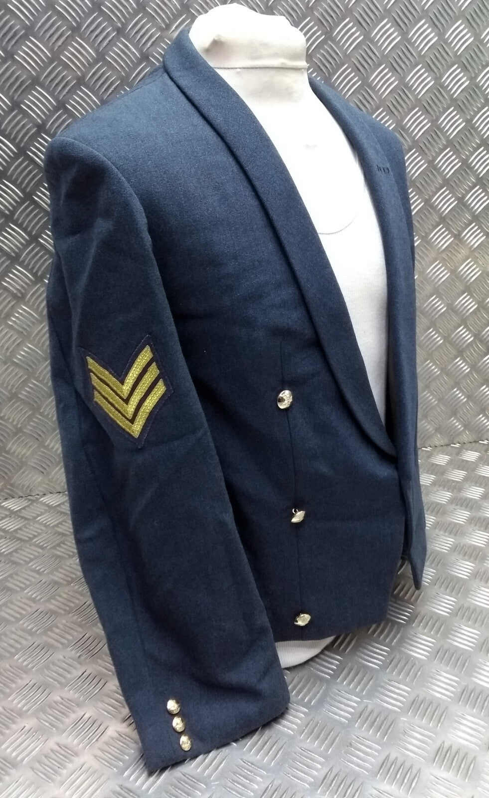 RAF Royal Air Force Vintage Mess Dress Jacket Old Pattern Airforce Blue Grey Colour