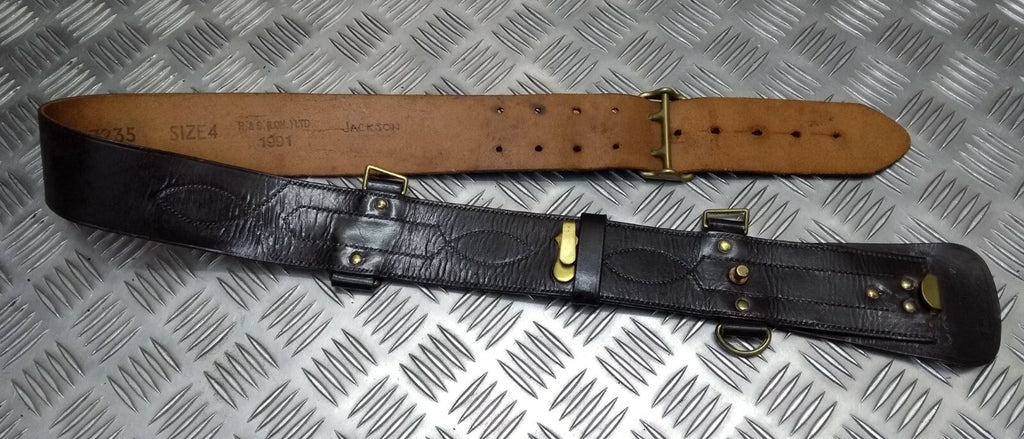 Sam Browne Belt Old Pattern British Made Issue No Shoulder Strap