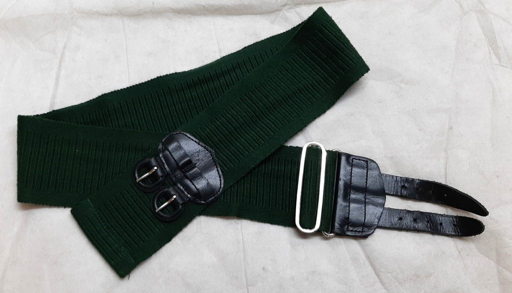 Light Infantry Stable Belt British Pattern Rifle Green 75mm Size Medium