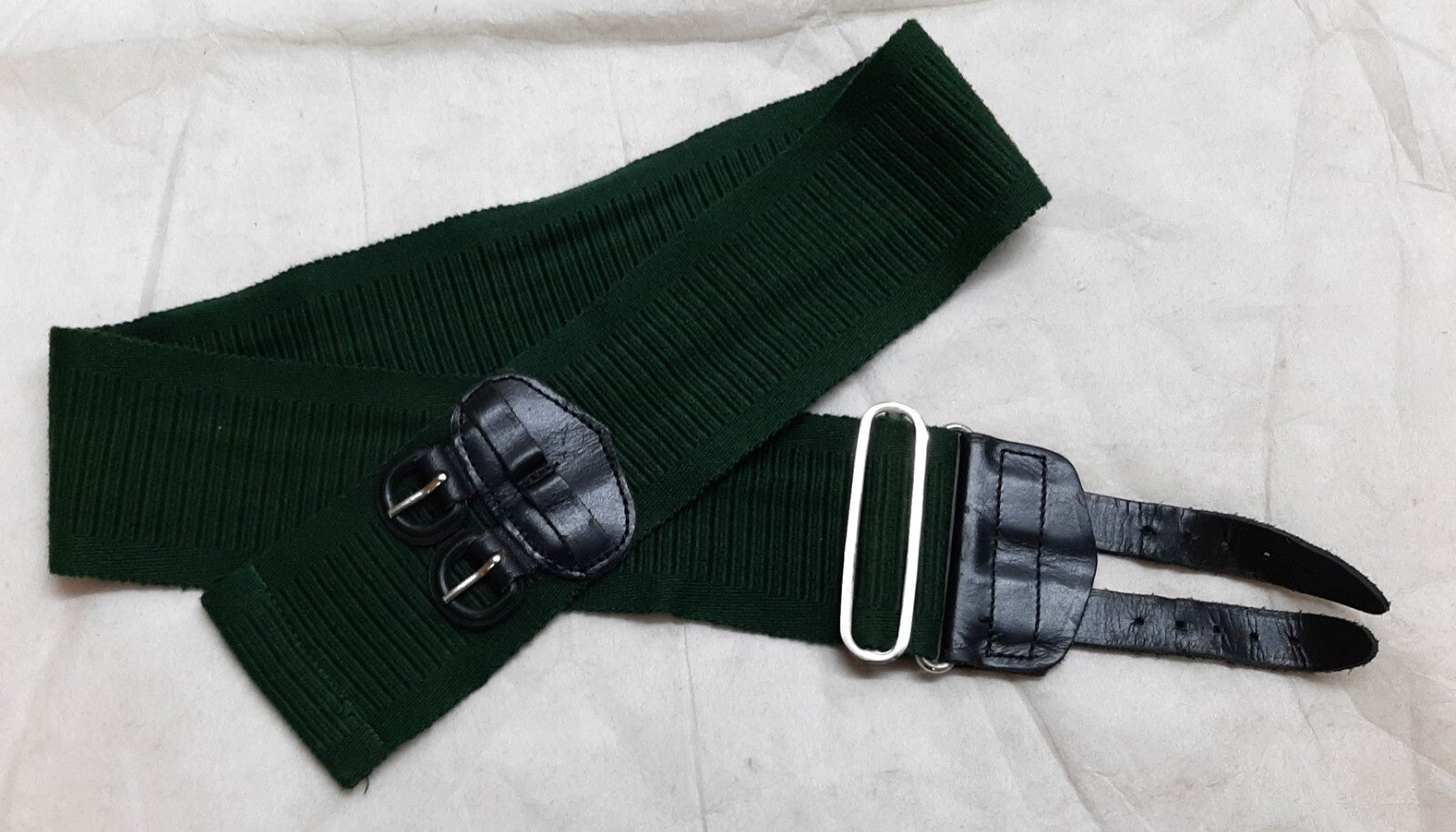Light Infantry Stable Belt British Pattern Rifle Green 75mm Size Medium