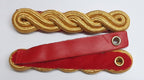 Officers Shoulder Cords 2 Ply  British Made Gold Coloured Army Dress Cord
