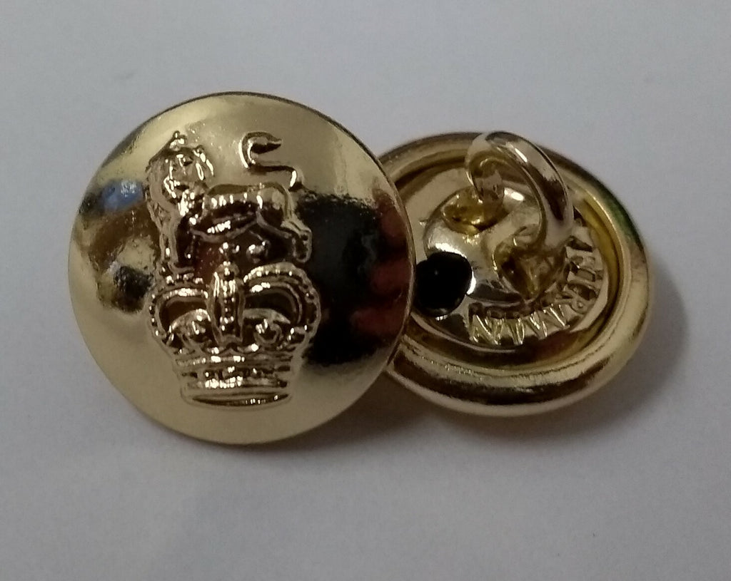 Genuine British Navy Royal Marines RM Issue Insignia Cap Buttons 22L X2 ASBT154