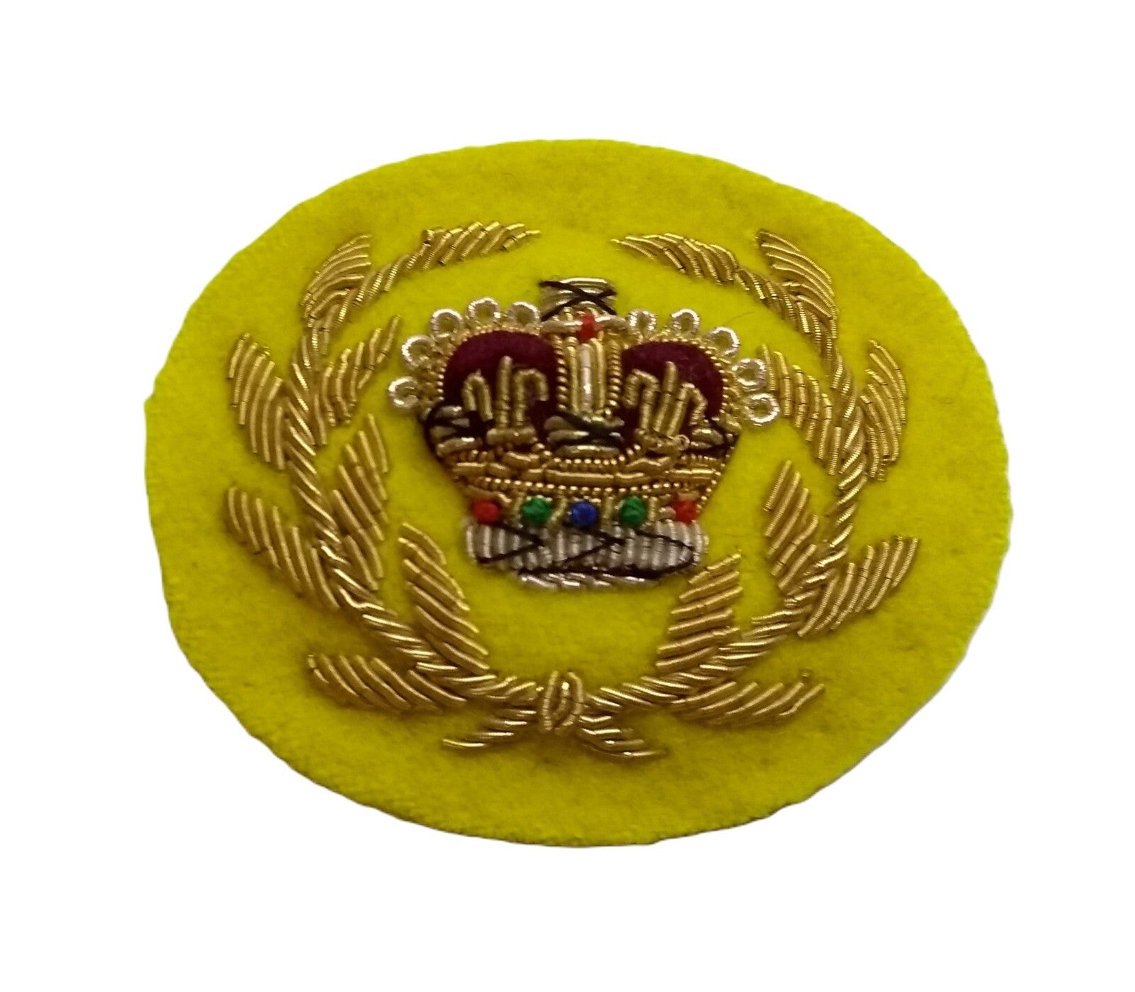 Mess Kit Badge RQMS Cavalry British Hand Embroidered Insignia Arm Patch