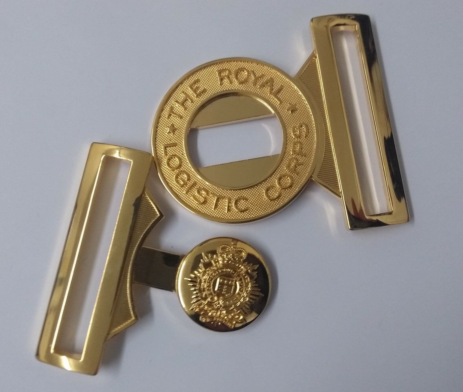 RLC Stable Belt Buckle Genuine British Army Hobson Royal Logistic Corps Insignia