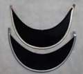 Officer Peak British Made Gold and Silver Bound Visor for Dress Hats