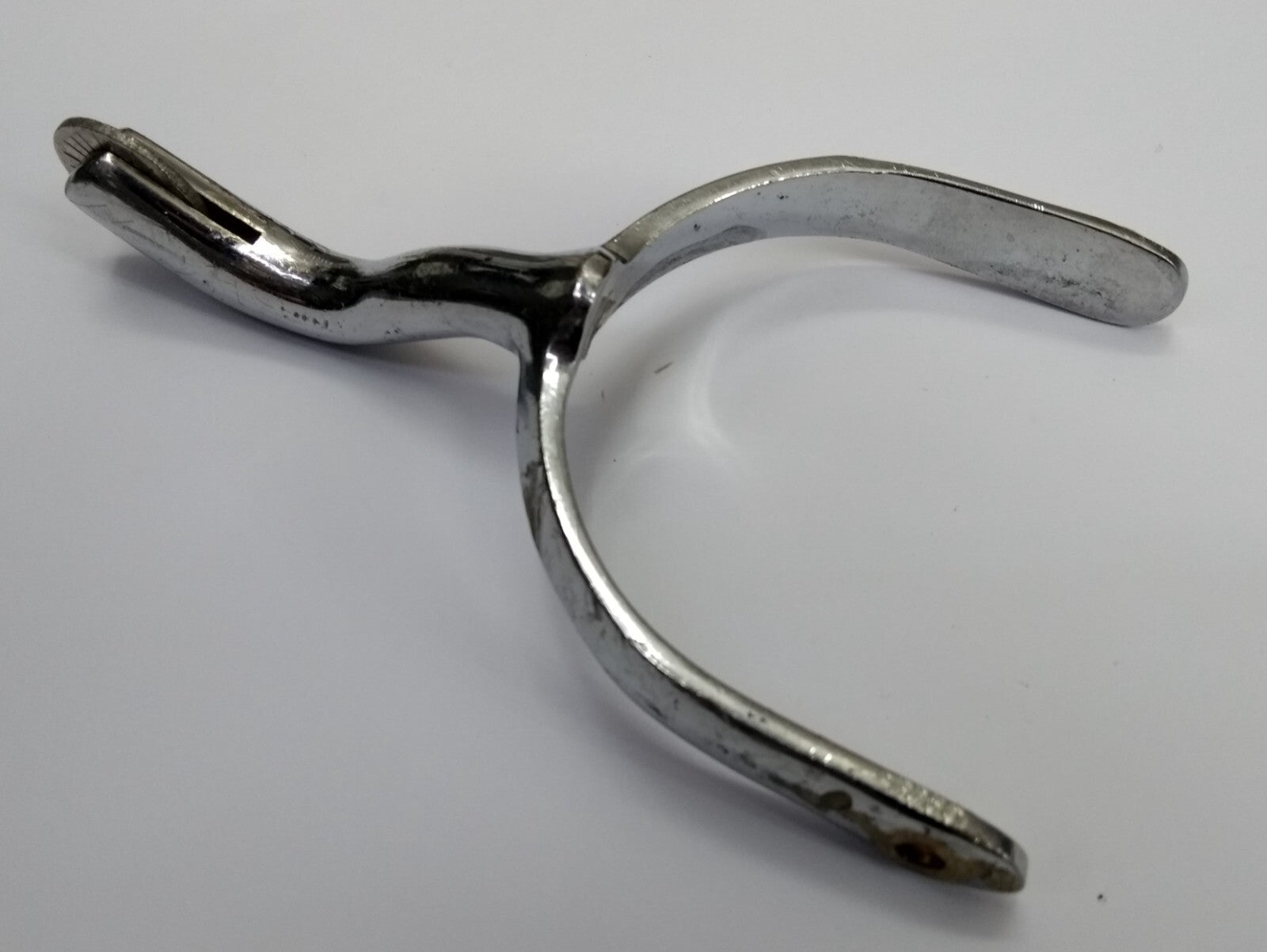 British Spurs Officers Issue & Mess Dress Chrome Swan Neck Incomplete