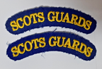 Guards Regiments Shoulder Titles Patches / Badges Various Types British