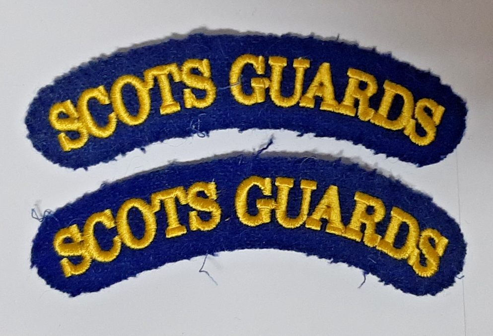 Guards Regiments Shoulder Titles Patches / Badges Various Types British