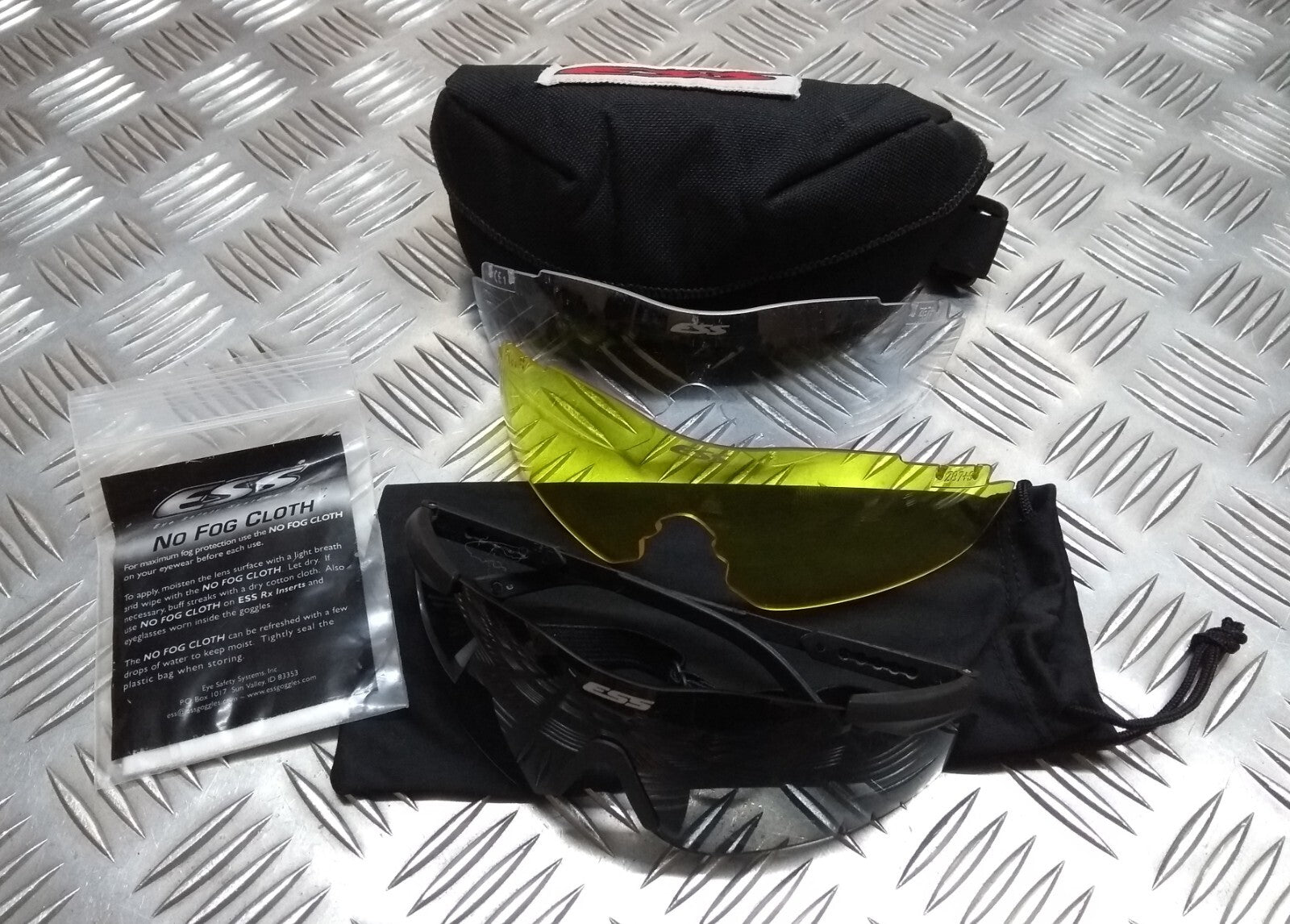 ESS ICE Ballistic Protective Glasses 3 Lens Set Genuine British Spec