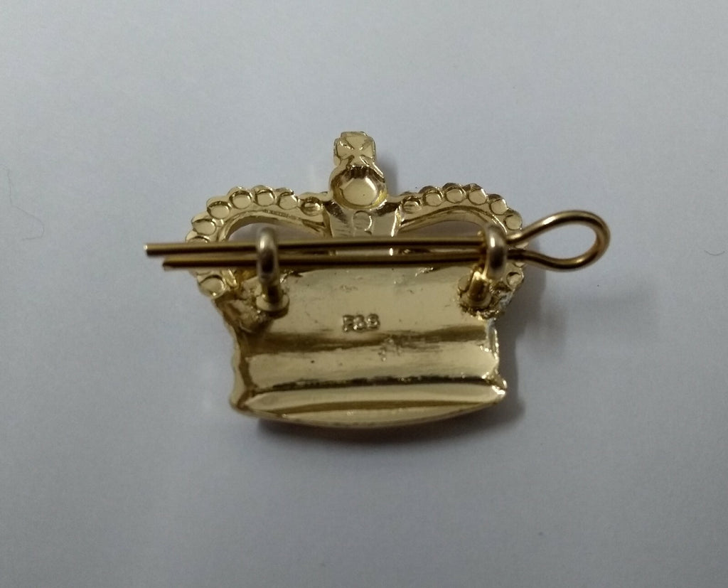 Genuine British Issue St Edward's Crown Metal Badge Major Rank- NEW