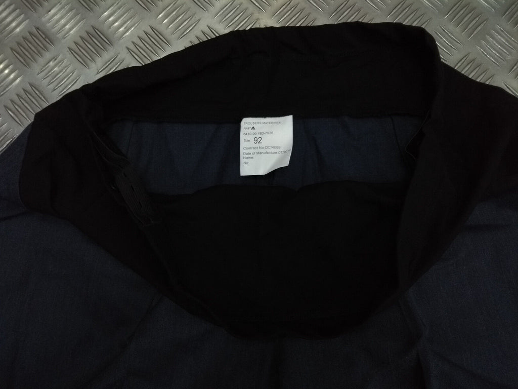 WRAF / RAF Royal Air Force Maternity Trousers Airforce Blue Grey Womans Slacks - NEW