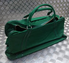 Vintage 70s Holdall Carry All EX Large Vinyl Discharge Green British Surplus NOS