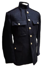 Vintage Marines Tunic Blue Serge British RM Hobson & Sons (London) Ltd Size 41