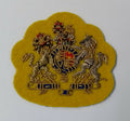 Genuine Vintage British Mess Dress WO1 Coat of Arms Braid Patch
