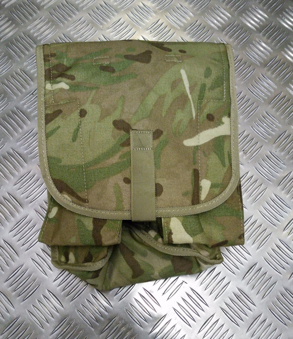 MTP Camo Field Pack/Respirator Case Molle Genuine British Army Gas Mask Bag G1