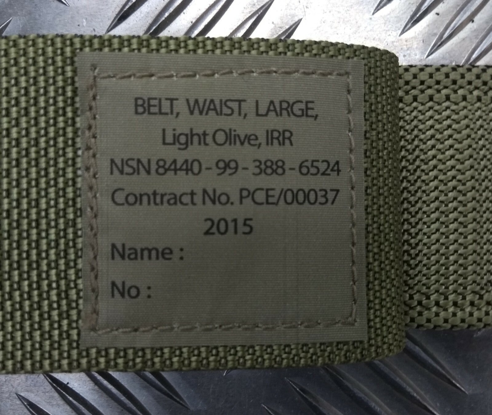 MTP Light Olive IRR Pistol PLCE Duty Load Belt British - All Sizes