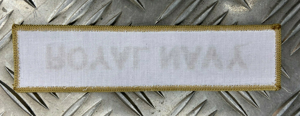 Genuine British Navy SAND Title Chest Strip / Tape RN Royal Navy - Brand NEW