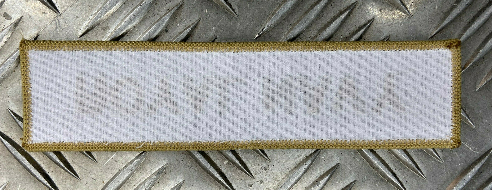 Genuine British Navy SAND Title Chest Strip / Tape RN Royal Navy - Brand NEW