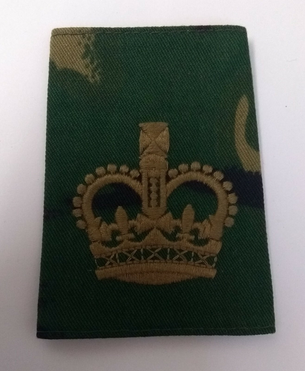 Genuine British Army Issue Old Pattern DPM Camo Rank Large Crown QC Slide SPZ