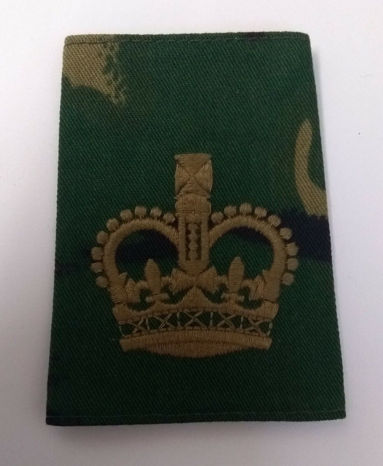 Genuine British Army Issue Old Pattern DPM Camo Rank Large Crown QC Slide SPZ