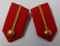 Gorgets Scarlet Red Melton & Gold Braid Detail Fancy Dress