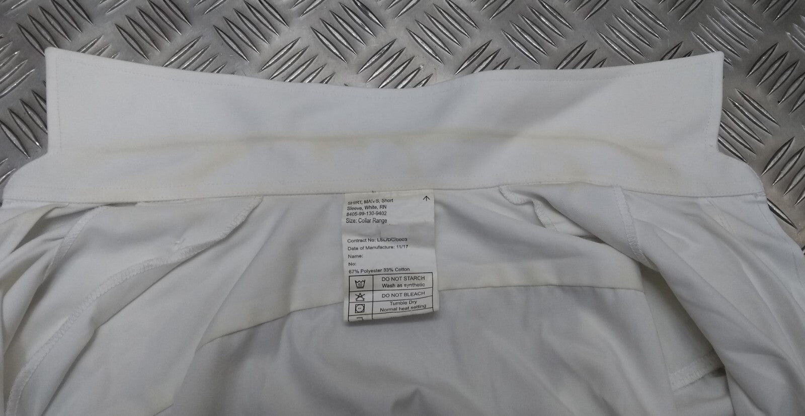 RN White Shirt Service Dress Short Sleeve Royal Navy Assorted Sizes Grade 2