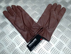 Brown Leather 3 Dart Gloves with 3M Thinsulate Soft Lining Size 10 - NEW