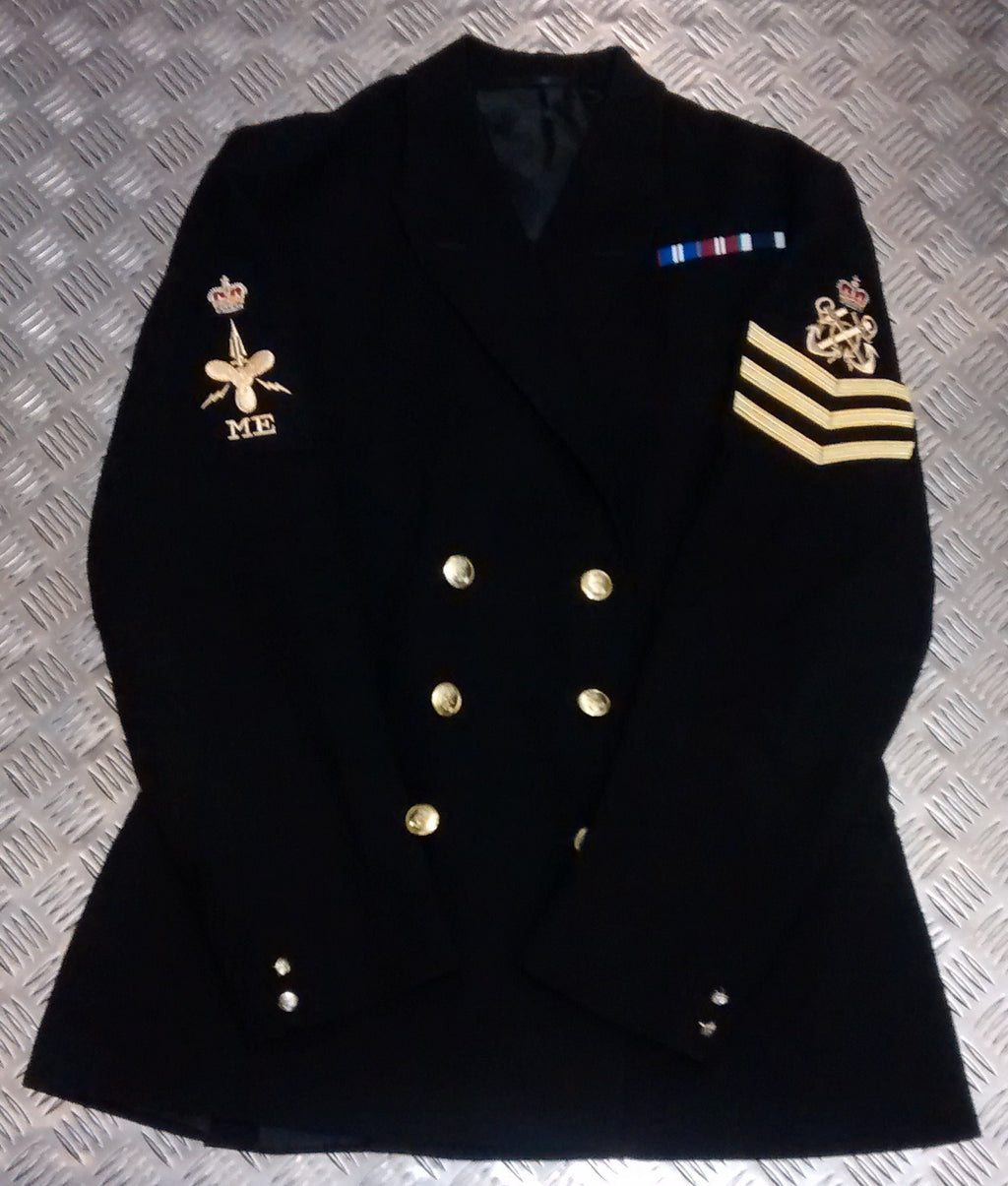 Genuine British Naval Royal Navy RN Gold Chevrons Patch badge - Brand New