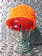 Orange Beanie / Peak Hat / Radar Cap - One size - NEW