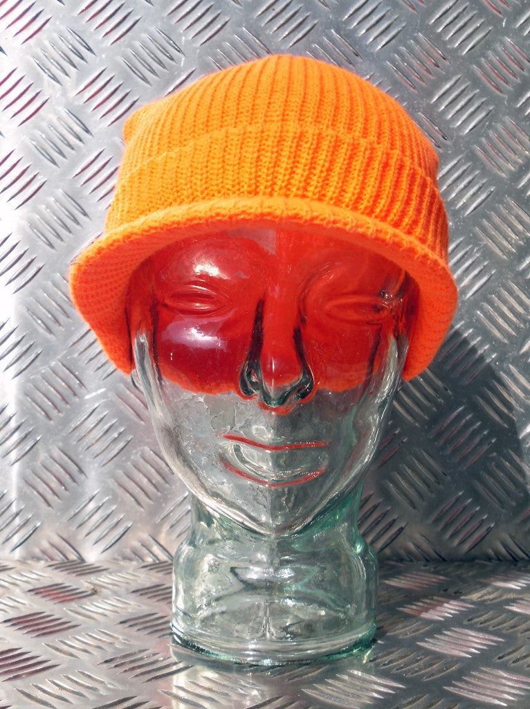 Orange Beanie / Peak Hat / Radar Cap - One size - NEW