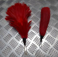 Red Hackles Plumes British Army Issue Horse Hair and Feather Type 1 of Each