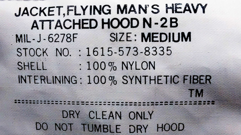 N2B US Military Snorkel Flight Bomber Jacket GREEN - NEW