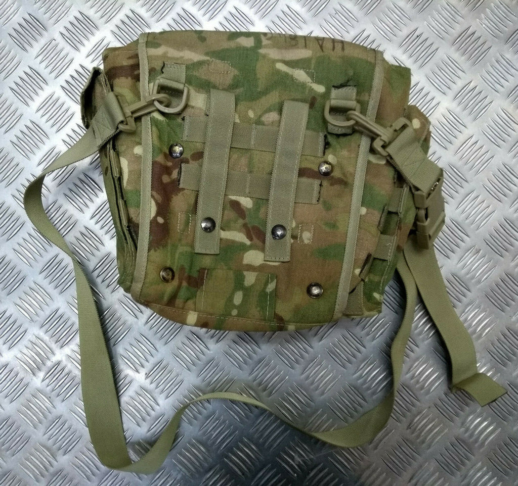 MTP Camo Field Pack / Respirator Case MOLLE Genuine British Army Gas Mask Bag
