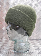 ARMY GREEN Knitted Beanie Hat / Watch Cap / Woolly Hat - One size - BRAND NEW