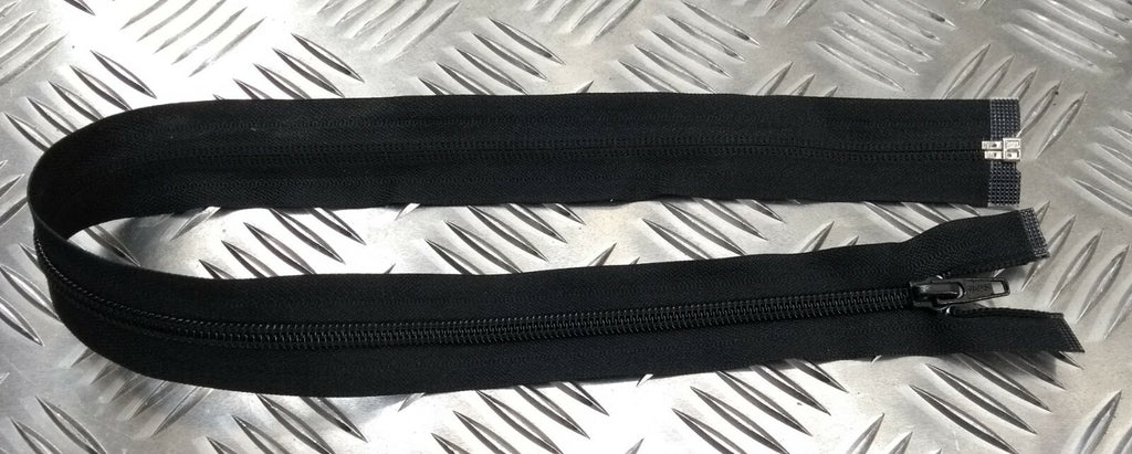 Genuine British Issue 56cm Open End Zip Zipper Stealth Black