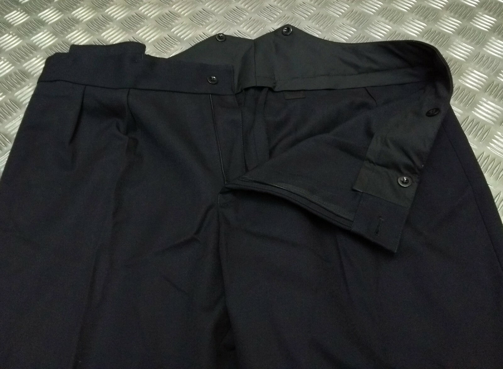 No1 Dress Trousers Blue All Ranks British Army Wing Back Large 118cm Waist