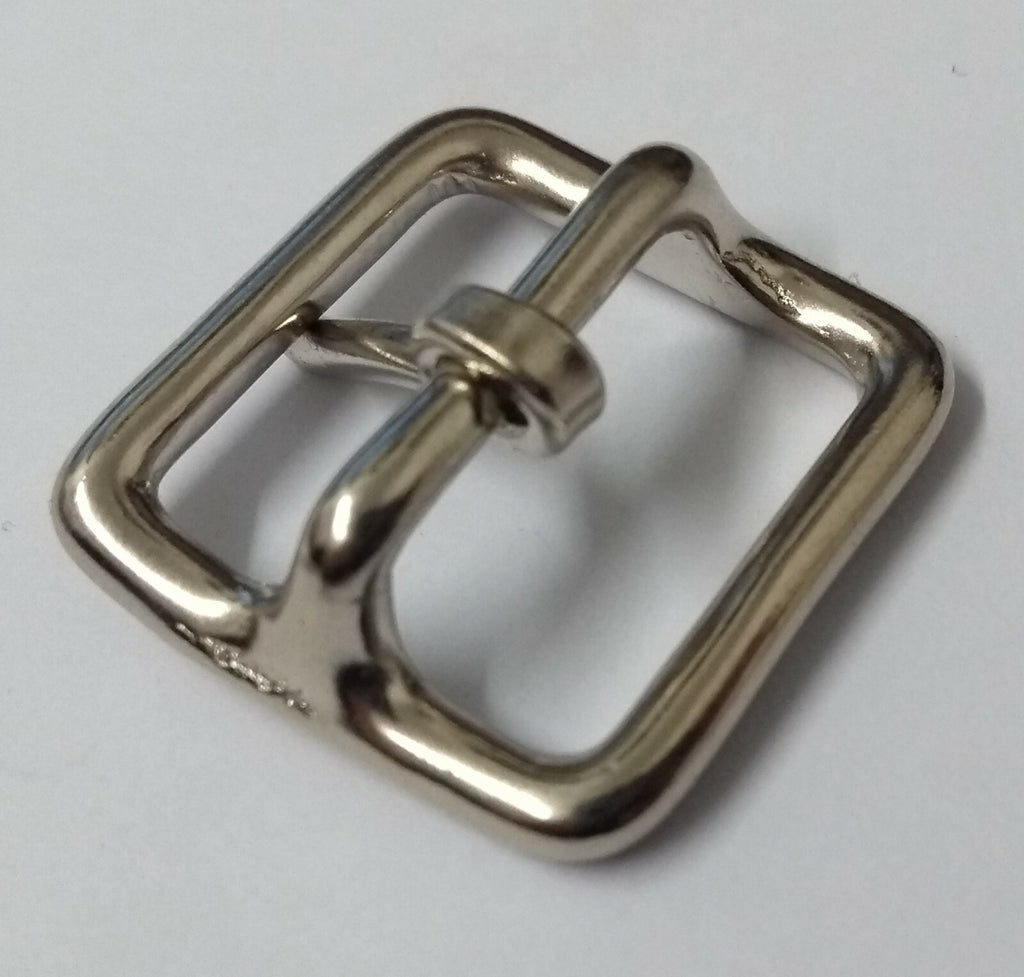 Nickel Plate 3/4" Buckles for Leather Straps X1