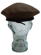 GDS Division Beret Cap 100% Wool Outer with Leather Band Khaki Size 59cm