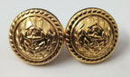 Nigerian Navy Style Buttons Naval Insignia Officers Ring Back 15mm X2
