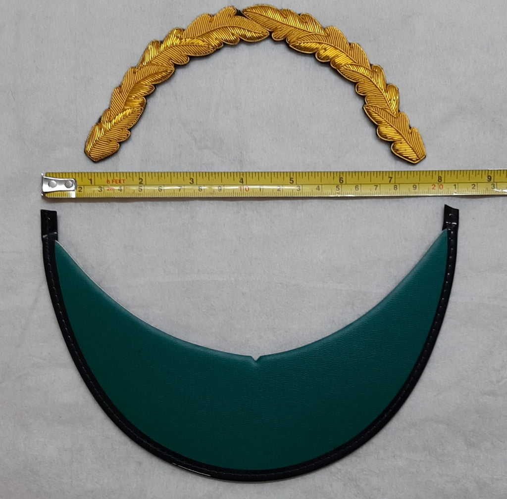 Staff Officer Peak British and Oak Leaf Gold Wire Sprig for Dress Hat