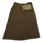 Vintage No2 Suit Number Two Khaki OFC 2 Piece Jacket and Skirt Woman's Goodwood