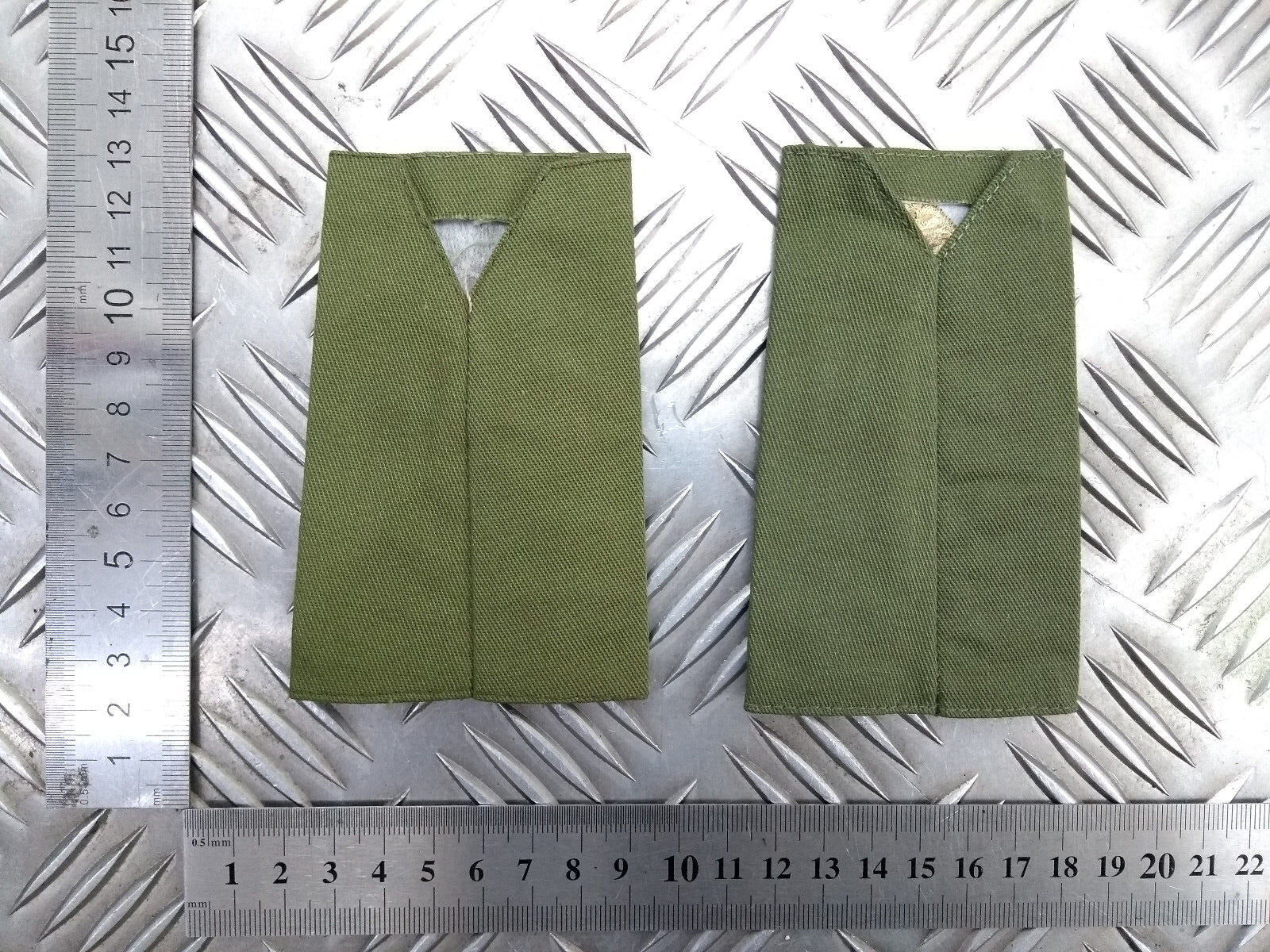 Royal Electrical & Mechanical Engineers REME OD Green Rank Slides - NEW