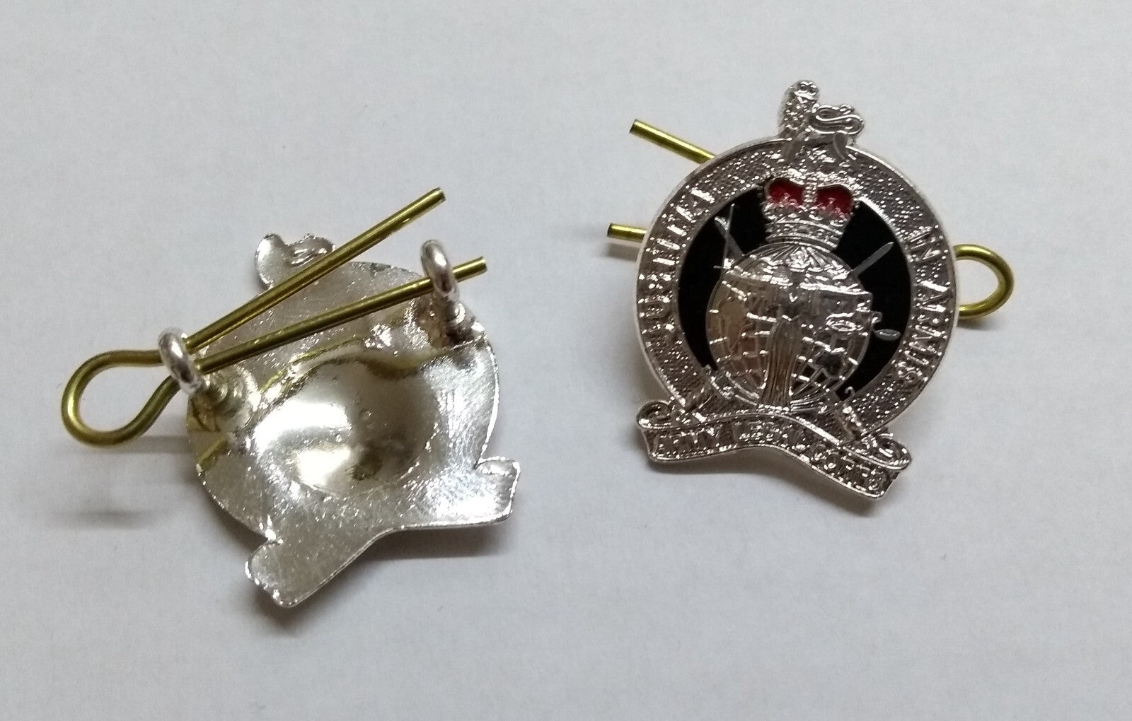 ALS Collar Badges Officer Regimental Insignia British Army Dress Legal Corps