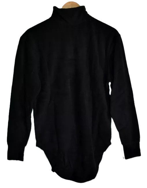 British Army Fleece Thermal Combat Undershirt Top Black PCS All Sizes NEW