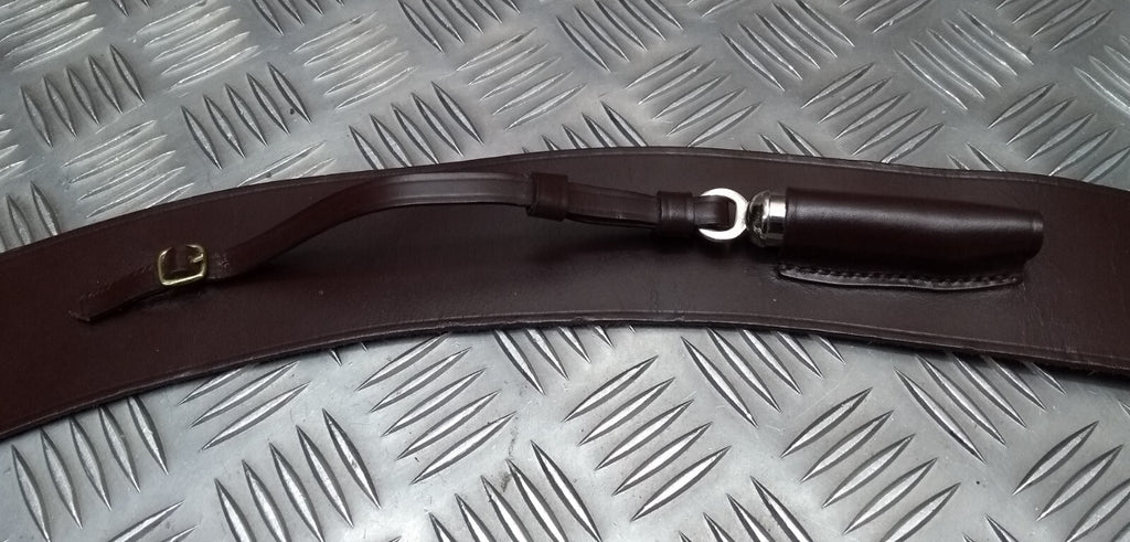 Leather Cross Belt & Metropolitan Chrome Whistle No Fitments British Issue
