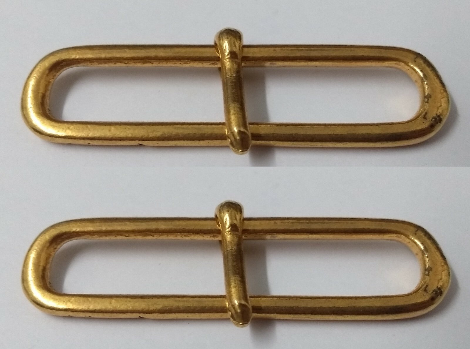 Genuine British Issue 2" Parade Metal Belt Prong Sliders X2 STD145
