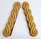 Officers Shoulder Cords 2 Ply  British Made Gold Coloured Army Dress Cord