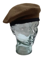 No2 Khaki Beret Cap Gieves & Hawkes UK OFC Pattern with Petersham Trim 55cm