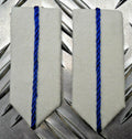 C SQN RAF Royal Air Force Gorgets Collar / Lapel No1 Dress and Cadets White with Blue Cord